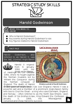 Preview of S3 Harold Godwinson Source Based Activity