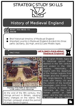 Preview of S3 History of Medieval England Source Based Activities w/Answers
