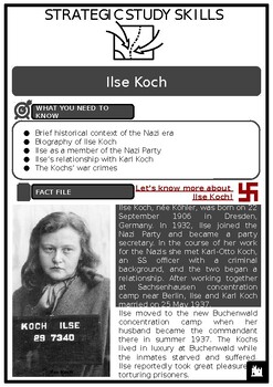 Preview of S3 Ilse Koch Source Based Activities w/Answers