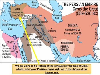 S3 Lesson 2 Persian Empire 559-465 BCE Conquest of Lydia | TpT