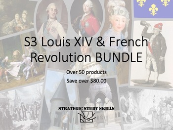 Preview of S3 Louis XIV & French Revolution (plus more) BUNDLE