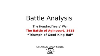 Preview of S3 MHC Battle Analysis of Agincourt (Hundred Years' War), 1415