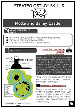 Preview of S3 Motte and Bailey Castles Source Based Activity