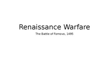 Preview of S3 Renaissance Warfare: The Battle of Fornovo, 1495
