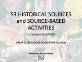S3 Source-Based Activities BUNDLE (Antiquity to Modern)