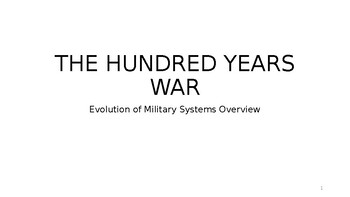 Preview of S3 The Hundred Years War - Military Overview