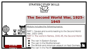Preview of S3 The Second World War, 1925-1945 Source-based Activities