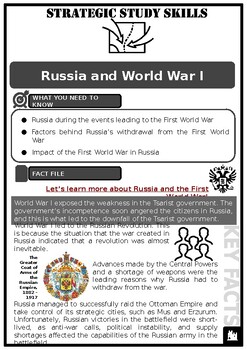 Preview of S3 Tsarist Russia and the Great War