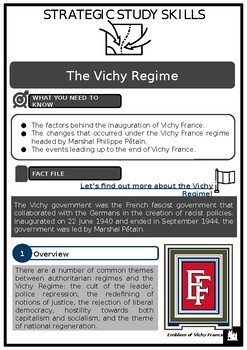 Preview of S3 Vichy Regime Source-based Activities w/Answers