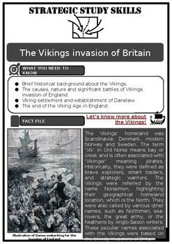 Preview of S3 Viking Invasion of Britain Source-Based Activities