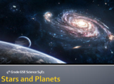 S4E1 Planets and Stars GSE 2018 Unit *Perfect for GoogleClassroom