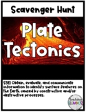 S5E1 Plate Tectonics Scavenger Hunt