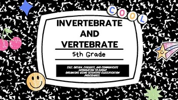 Preview of S5L1 Invertebrate and Vertebrate