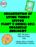 S5L3 Organization Lesson Plan and Plant and Animal Cell Anologies