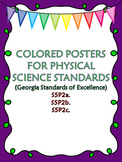 S5P2a. b. c. 5th Grade Georgia Physical Science Colored Posters
