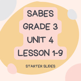 SABES Grade 3 Unit 4 Lesson 1-9 Slides Survival of the Fittest