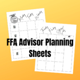 SAE, FFA, CDE, LDE Planner -- EDITABLE!!