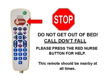 Preview of SAFETY AWARENESS- Call Button Printout