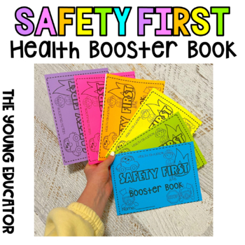 Preview of SAFETY FIRST - HEALTH EDUCATION BOOSTER BOOK (Fire,Water,Lockdown,Road Safety)