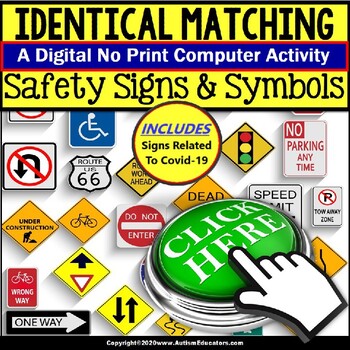 Preview of SAFETY SIGNS and SYMBOLS Digital Resource for Special Education