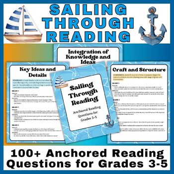 Preview of SAILING THROUGH READING: 100+ Anchored Reading Questions for Grades 3-5