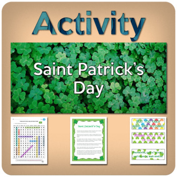 Preview of SAINT PATRICK’S DAY - An activity for ESL learners!