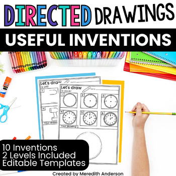 Preview of Directed Drawing Activity ✏️ STEM Warm Up or Bell Ringer ✏️