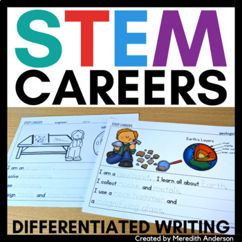 Preview of Types of Scientists and Engineers STEM Careers for Lower Elementary