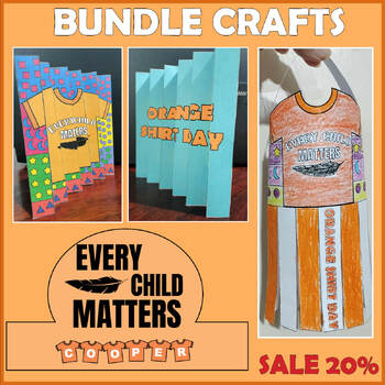 Preview of SALE 20% BUNDLE | Orange Shirt Day Crafts | Windsock | Hat Name | Agamograph Art