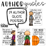 Author Quote Posters
