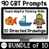 SALE CBT Tools Directed Drawing Digital and Editable Couns