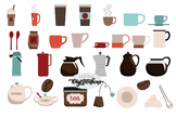SALE- Coffee Clipart for Commercial Use