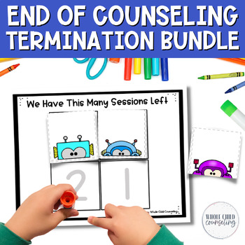 Preview of Counseling Termination Activities for Moving Away End of the Year Last Session