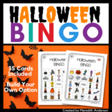 Halloween Bingo and Memory Game with Scavenger Hunt