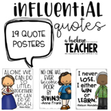 Influential People Quote Posters