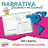 Proceso de Escritura - Narrativa ¿ficcional o no ficcional?