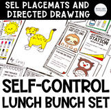 Self Control Lunch Bunch Placemats and Directed Drawing Di