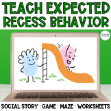 Teach Expected Recess Behavior with Editable Social Story 