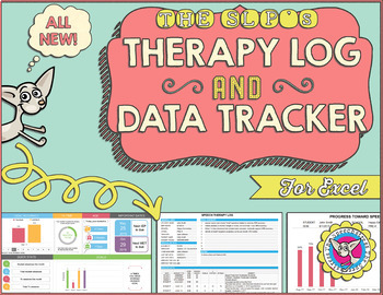 Preview of SALE! The SLP's Therapy Log and Data Tracker