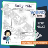 SALLY RIDE Word Search Puzzle Activity Vocabulary Workshee