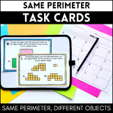 SAME PERIMETER TASK CARDS - Different Objects with Same Pe