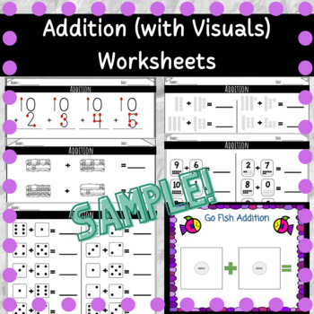Preview of SAMPLE- Addition with Visuals