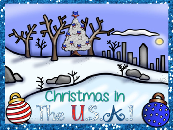 Preview of SAMPLE - Christmas Around the World Powerpoint- USA