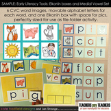 SAMPLE Early Literacy Tools: Elkonin boxes and Medial Vowe