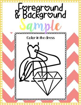 sample foreground and background worksheet freebie tpt