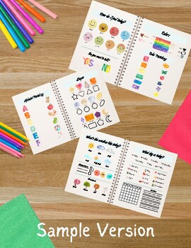 Preview of SAMPLE “Morning Menu” Preschool Worksheets