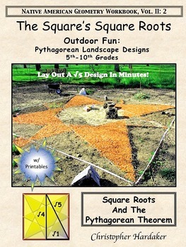 Preview of SAMPLE: The Square's Square Roots: Pythagorean Landscape Designs 5th-10th Grade