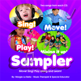 SAMPLER SALE CD! Action Songs  Sampler -Move, Sing, Play, 