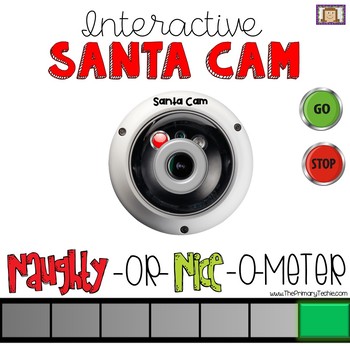 Preview of SANTA CAM Behavior Monitoring System - for use on your Smartboard or Projector!