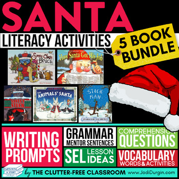 Preview of SANTA CLAUS READ ALOUD ACTIVITIES reading comprehension CHRISTMAS picture books